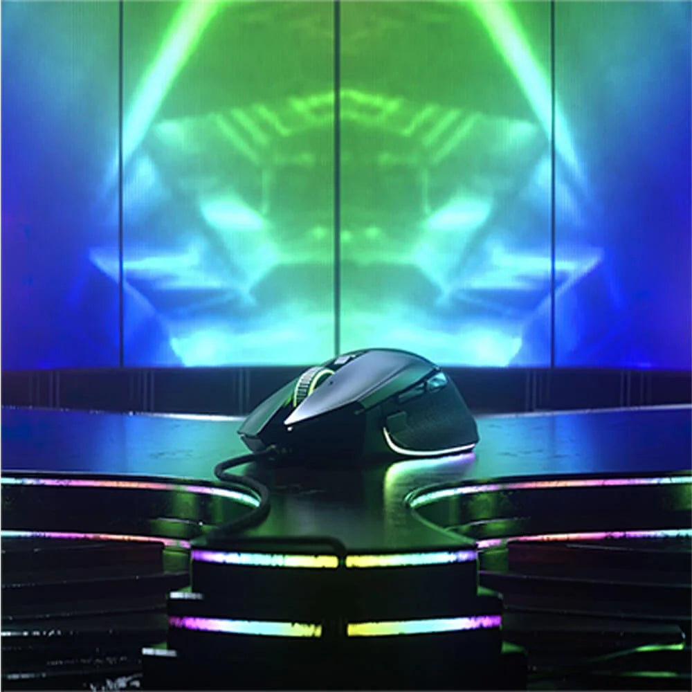 Basilisk V3 Customizable Ergonomic Wired PC Gaming Mouse, Chroma RGB, 26K Optical Sensor, Hyperscroll Tilt Wheel, Black