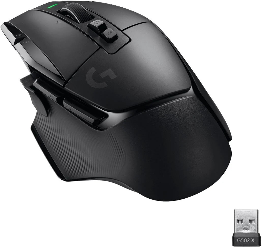 Refurbished - Logitech - G502 X LIGHTSPEED Wireless Gaming Mouse - Black