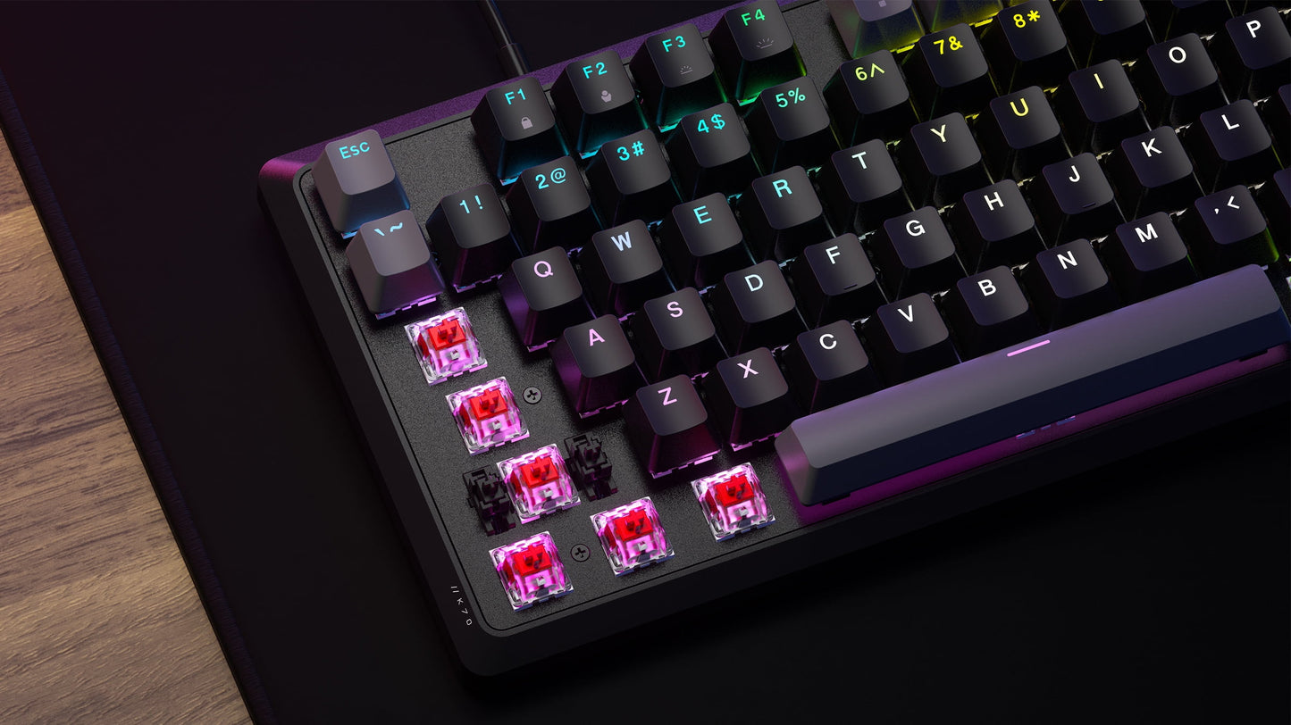 K70 CORE RGB USB Gaming Keyboard, Gray