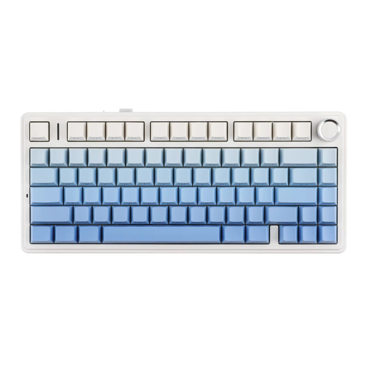 EPOMAKER x  F75 75% Mechanical Keyboard with 80 Keys, Gasket Hot-Swap, Bluetooth 5.0/2.4G Wireless/Wired Connectivity, PBT Keycaps for Windows and Mac