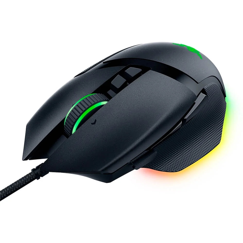 Basilisk V3 Customizable Ergonomic Wired PC Gaming Mouse, Chroma RGB, 26K Optical Sensor, Hyperscroll Tilt Wheel, Black