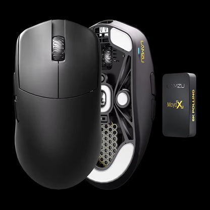 MAYA X High-Performance Gaming Mouse with 8K Dongle and Web Driver Compatibility