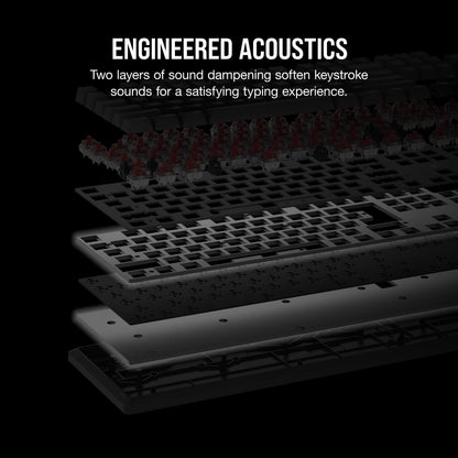 K70 CORE RGB USB Gaming Keyboard, Gray