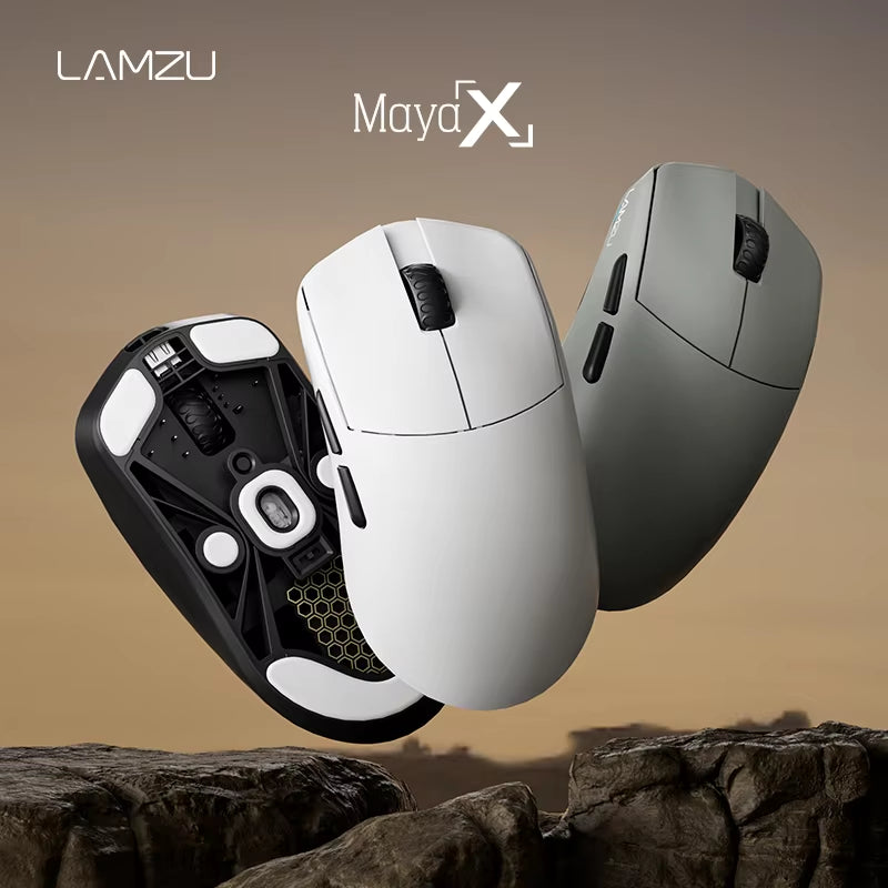 MAYA X High-Performance Gaming Mouse with 8K Dongle and Web Driver Compatibility
