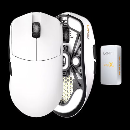 MAYA X High-Performance Gaming Mouse with 8K Dongle and Web Driver Compatibility