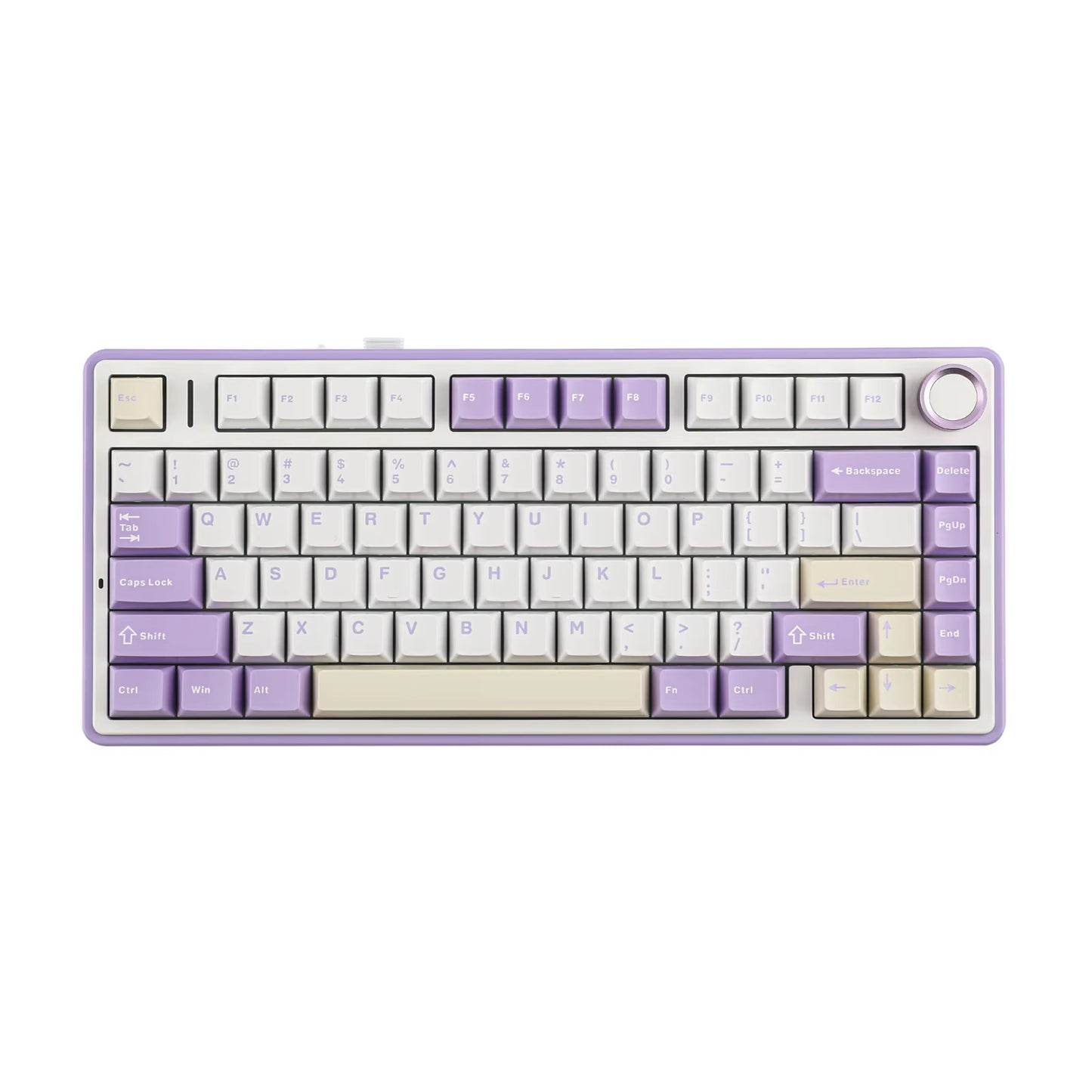 EPOMAKER x  F75 75% Mechanical Keyboard with 80 Keys, Gasket Hot-Swap, Bluetooth 5.0/2.4G Wireless/Wired Connectivity, PBT Keycaps for Windows and Mac